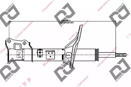 Амортизатор DJ PARTS DS1279GS